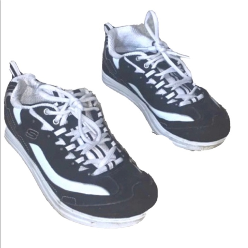 Women's Black Sketchers Shape-Ups - Size 6.5